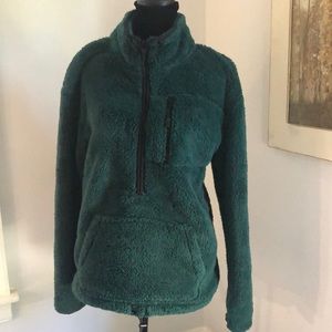 NWT PINK Victoria’s Secret Quarter Zip Fleece